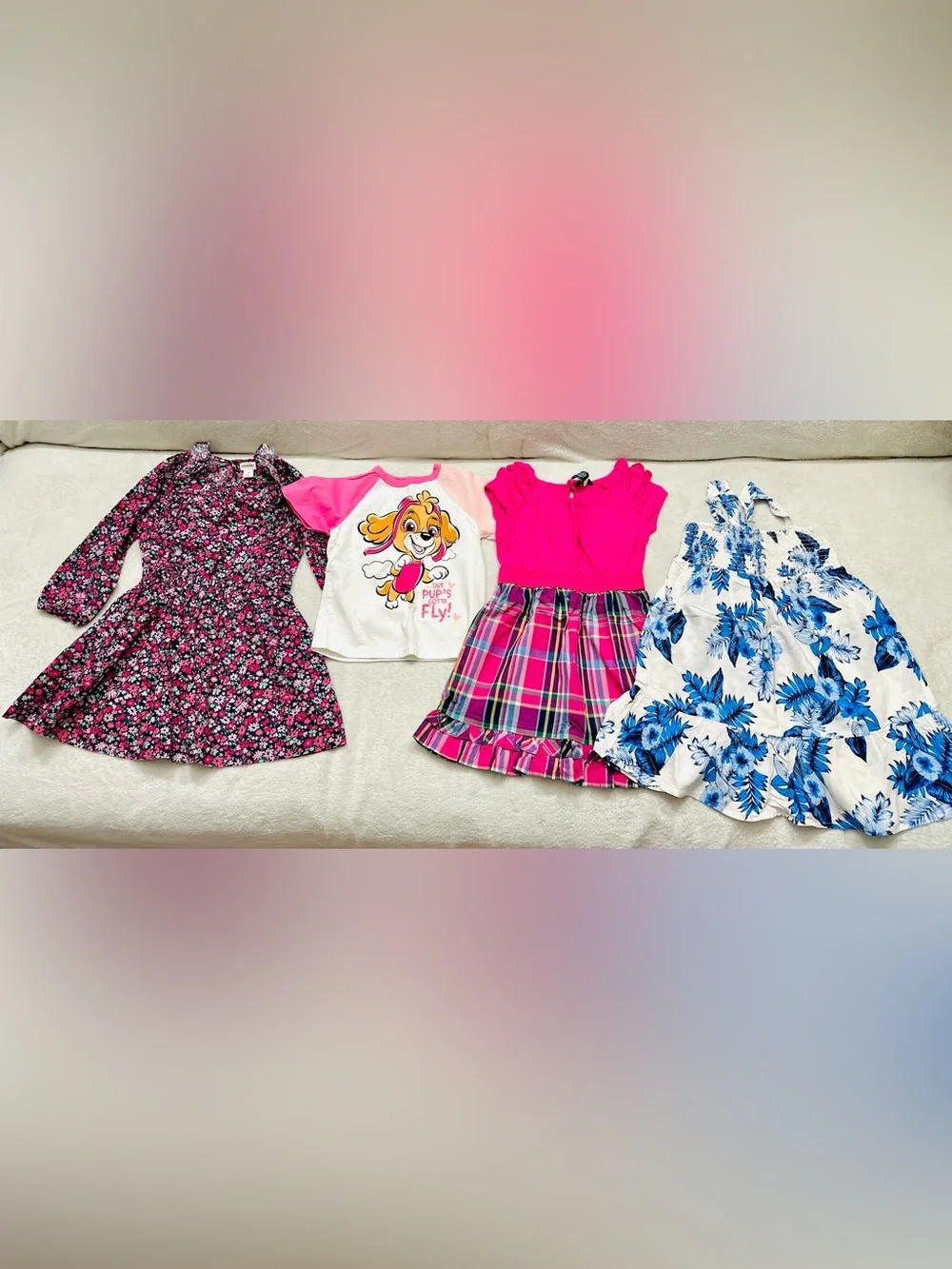 Lot Very Cute Girls Dresses Size 5T Excellent Condition